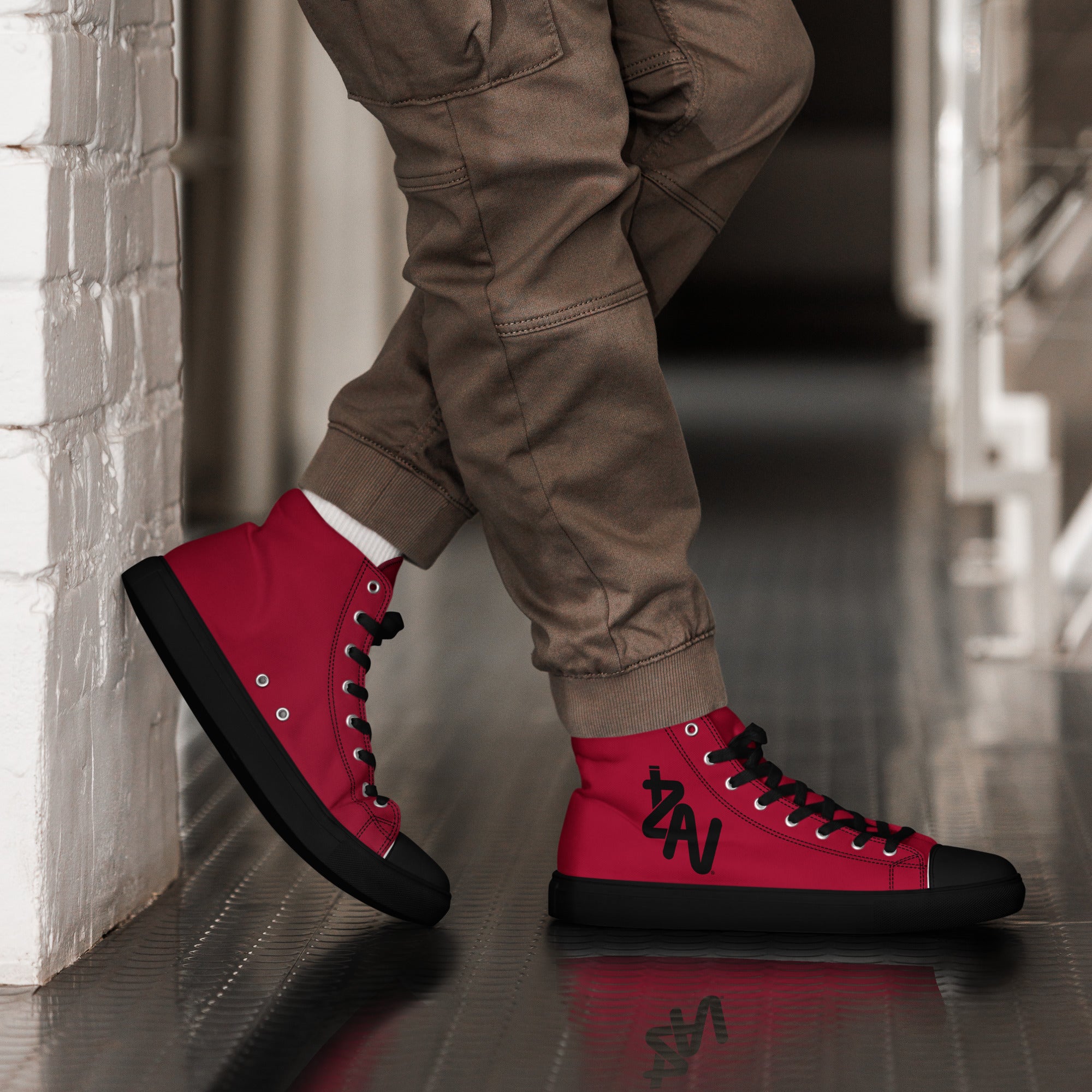 Men’s high top newest canvas shoes