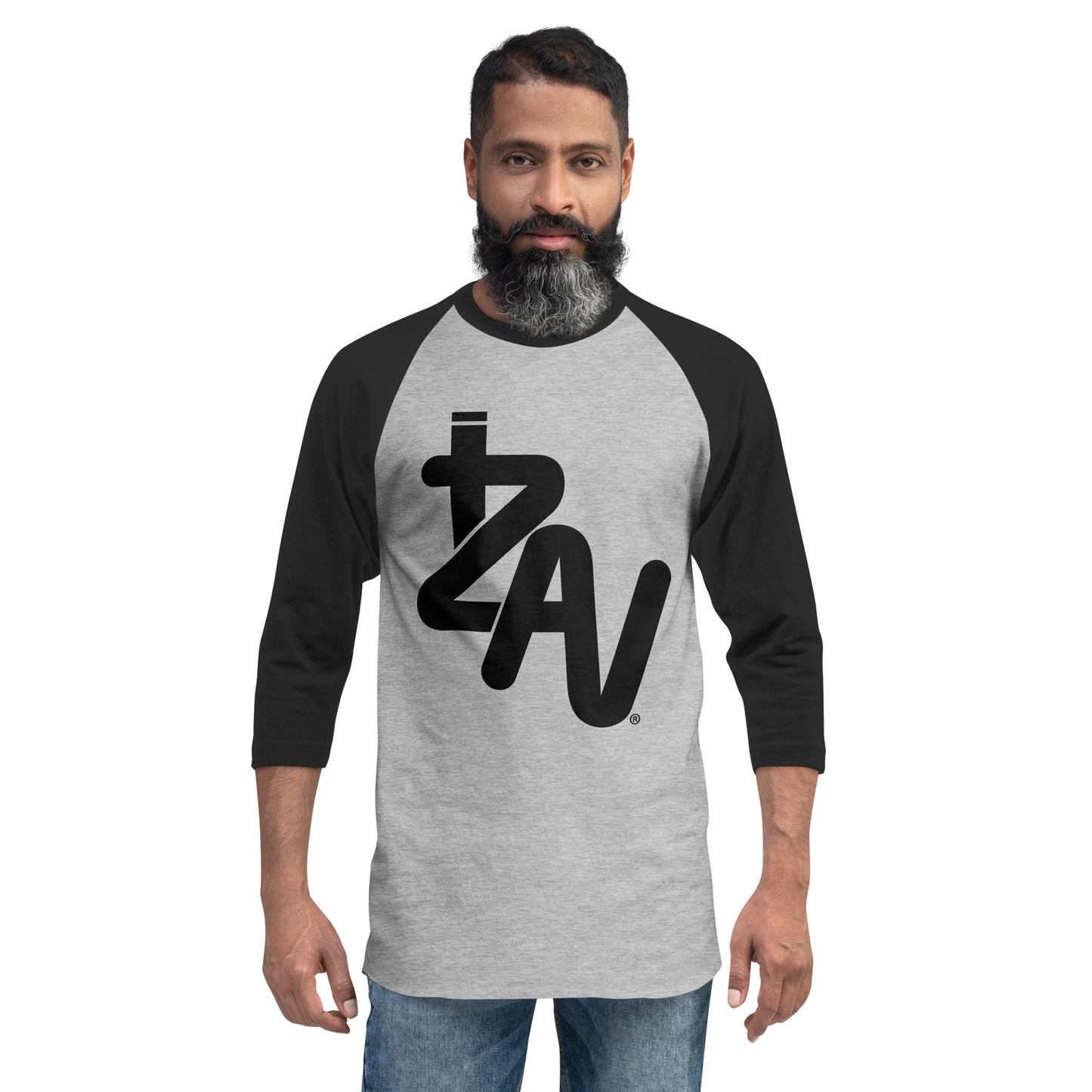 3/4 sleeve raglan shirt